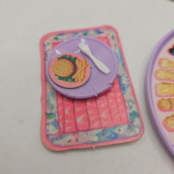 Vtg Barbie Sweet Roses Dining Lazy Susan Vegetable Platter Replacement Parts 80s - Picture 3 of 16